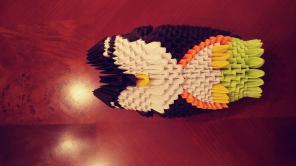 Origami 3D owl