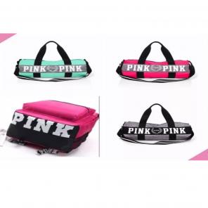 Pink Gym Duffle Weekend Bag