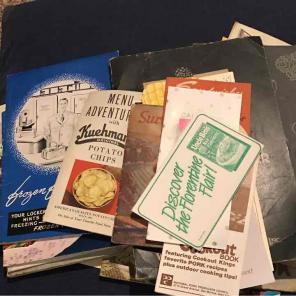 Lot of vintage recipe brochures booklets