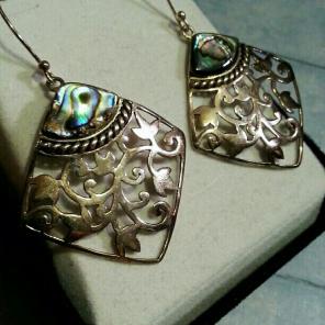 Gorgeous abalone earrings :)