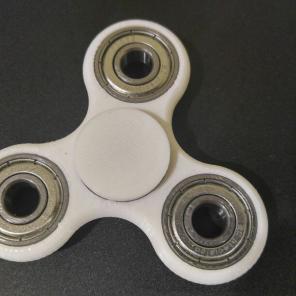 3d Printed Fidget Spinner in White!