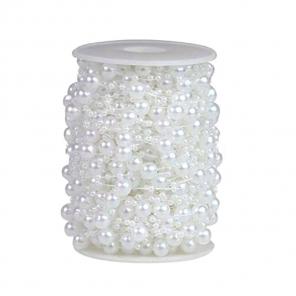 NWT 100ft Strand White Pearls Wedding