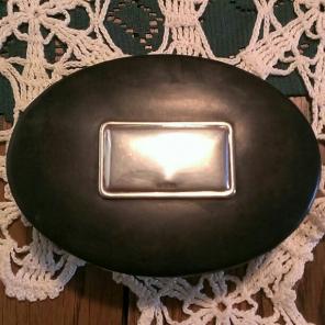 English hallmark leather box