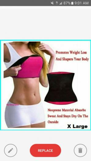XL hot waist shaper gym yoga workout