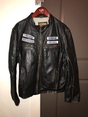 Rogue Leather Biker Jacket Men’s Size XL