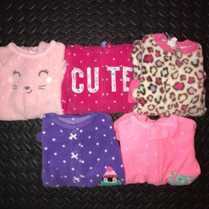 (5) Fleece Sleepers