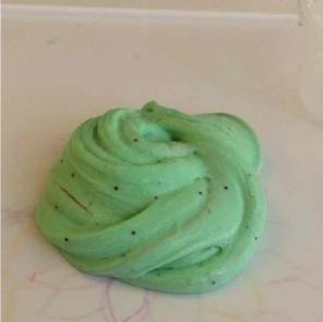 Fluffy mint slime