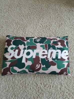 Supreme x bape pillow sheets