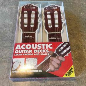 Acoustic guitar chord and scale decks