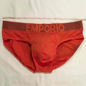 New! Emporio Armani orange briefs L