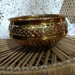 Vintage Brass Cauldron