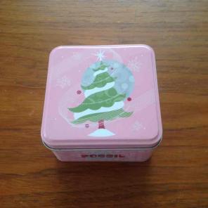 Christmas Fossil Watch Box