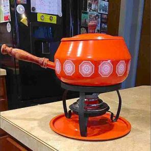 Vintage Fondue Pot & accessories