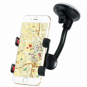 Car Mobile phone wind Shield Mount Black