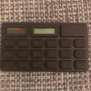 Chocolate bar lookin' calculator
