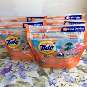 5 Tide Pods Downy April Fresh 12 Count