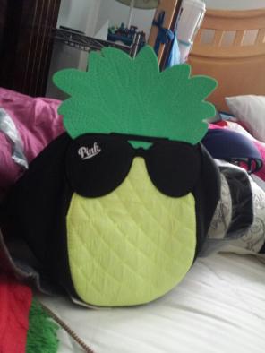 Pink pineapple cooler