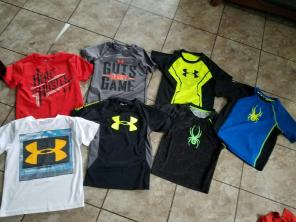 Boys lot under Armour
