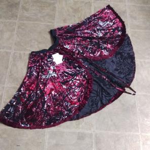 Sakkara Clothing Velvet Dance Skirt