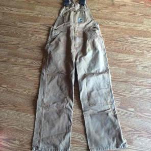 Carhartt overalls boys Sz 12