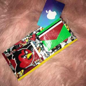 Angry Birds Duct Tape Wallet