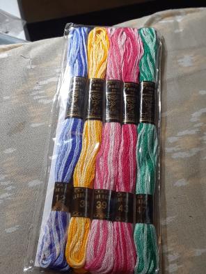 New Package of Embroidery Floss