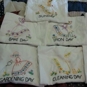 Vintage tea towels
