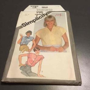 Simplicity # 9915 Pattern for Blouses
