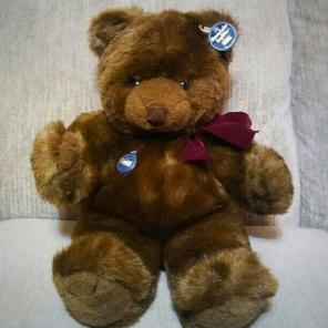 New GUND Antique Plush Bear