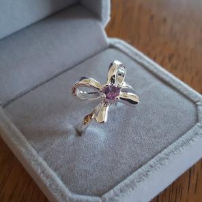 925 Silver Bow Ring