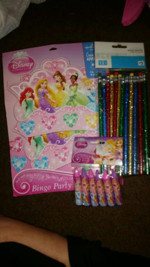 Princess bingo party game