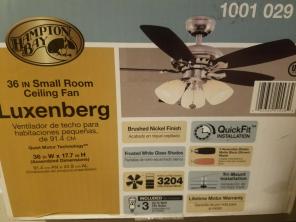 Ceiling fan. New