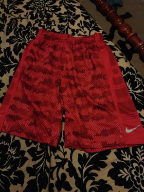 Red nike elite shorts