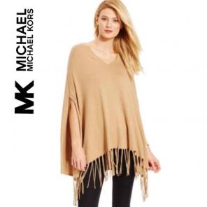 NWT Michael Kors Spring fringe poncho