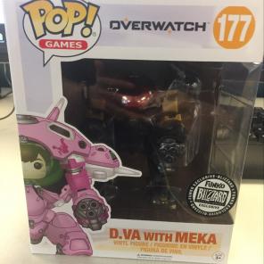 Funko Pop D.VA with MEKA Carbon Fiber