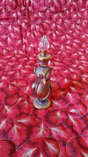 Glass Owl Perfume Bottle