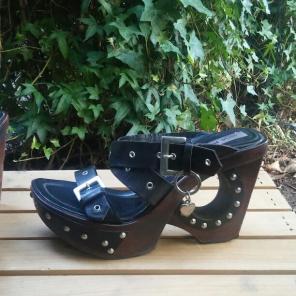Vtg Steve Madden Sandals Clog Shoes 7.5