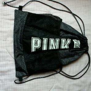 Victoria secret pink drawstring backpack
