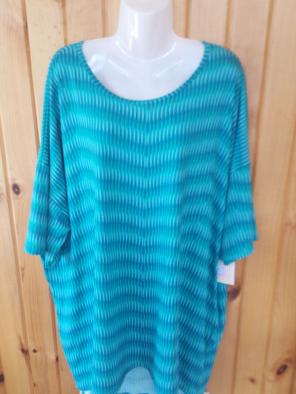 Lularoe 3xl irma blue green black