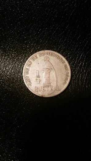 Guatemala 1926 silver coin.