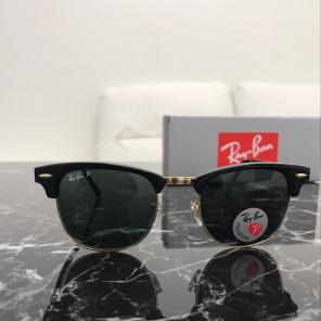 Ray-ban Clubmaster Black Polarized Glass