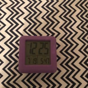 PURPLE ALARM CLOCK
