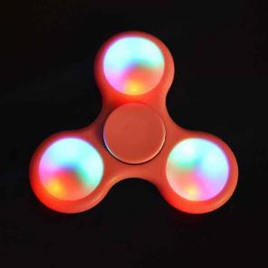 RED ONLY LED FIDGET SPINNER