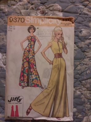 Vintage Jiffy Jumpsuit Pattern miss 12 P