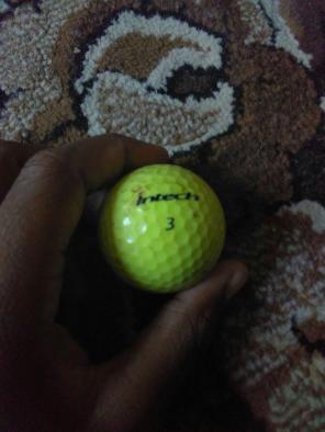 Tigerwood golf ball