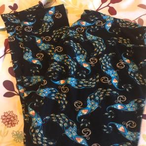 NWOT Lularoe OS Peacock Leggings