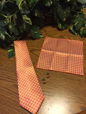 Hand Made Coordinated Men's Tie Set