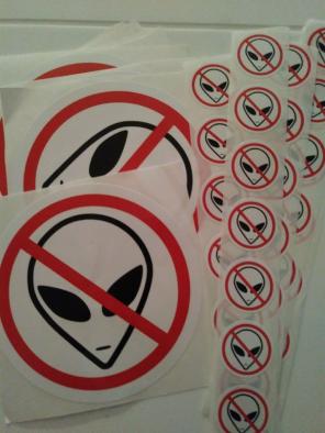 Alien Sticker bundle of 45 free shipping