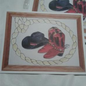 WWB-149/Note Cards/Texas Hat & Boots