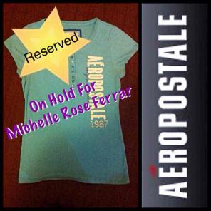 ⚠Reserved⚠ Aeropostale Turquoise T-Shirt